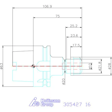 Holex ER szorítópatronos befogó 16