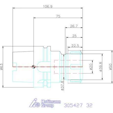 Holex ER szorítópatronos befogó 32