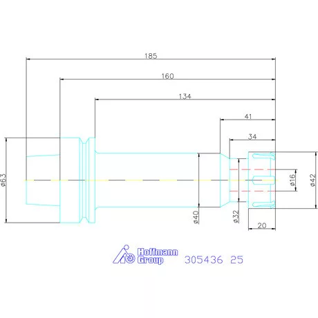 Garant ER szorítópatronos befogó 25