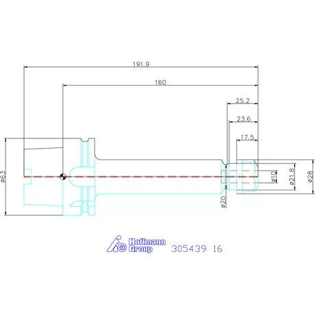 Holex ER szorítópatronos befogó 16