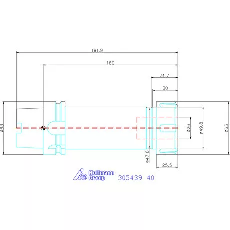 Holex ER szorítópatronos befogó 40