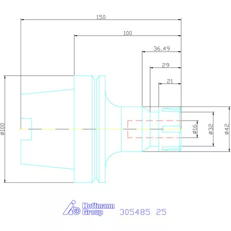 Garant ER szorítópatronos befogó 25