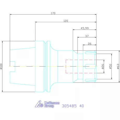 Garant ER szorítópatronos befogó 40