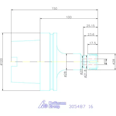 Holex ER szorítópatronos befogó 16
