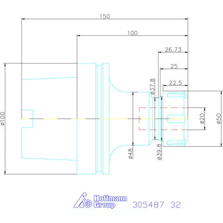Holex ER szorítópatronos befogó 32