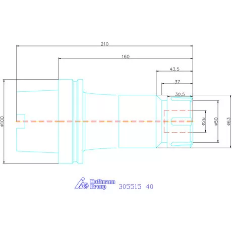 Garant ER szorítópatronos befogó 40