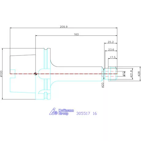 Holex ER szorítópatronos befogó 16