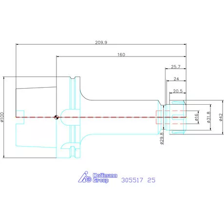 Holex ER szorítópatronos befogó 25