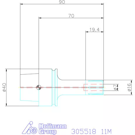Garant HiRunER precíziós ER szorítópatronos befogó 11M
