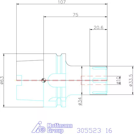 Garant HiRunER precíziós ER szorítópatronos befogó 16