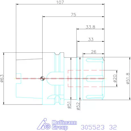 Garant HiRunER precíziós ER szorítópatronos befogó 32