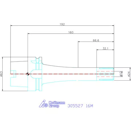 Garant HiRunER precíziós ER szorítópatronos befogó 16M