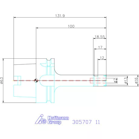 Holex ER szorítópatronos befogó mini karcsú 11