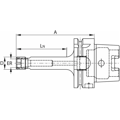 Garant ER szorítópatronos befogó, mini karcsú 11