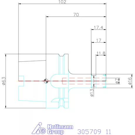 Garant ER szorítópatronos befogó, mini karcsú 11