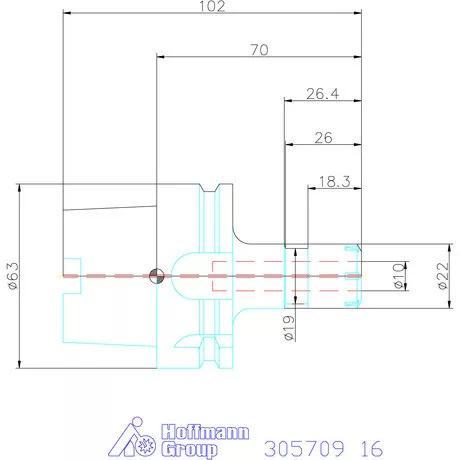 Garant ER szorítópatronos befogó, mini karcsú 16