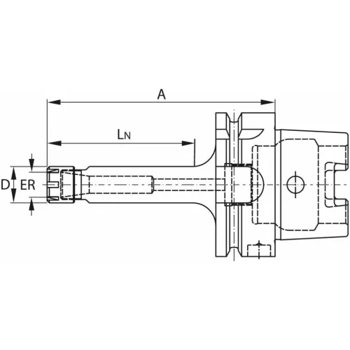 Garant ER szorítópatronos befogó mini karcsú 11