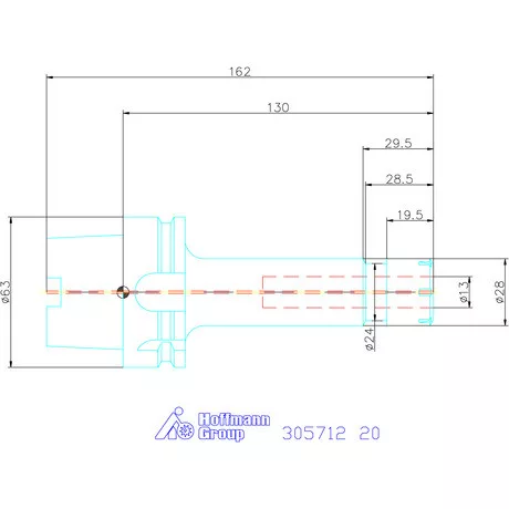 Garant ER szorítópatronos befogó, mini karcsú 20