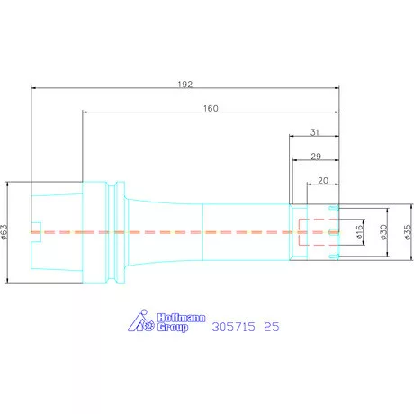 Garant ER szorítópatronos befogó mini karcsú 25
