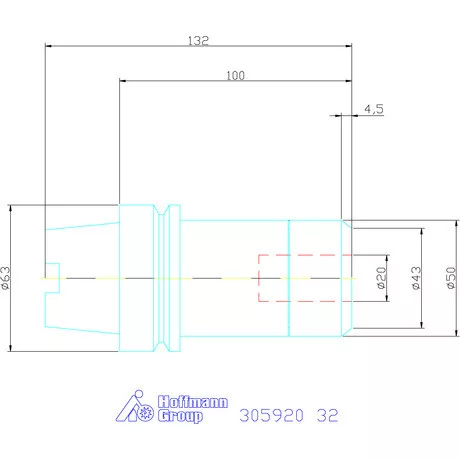 Fahrion Precíziós ER szorítópatronos befogó CENTRO P 32