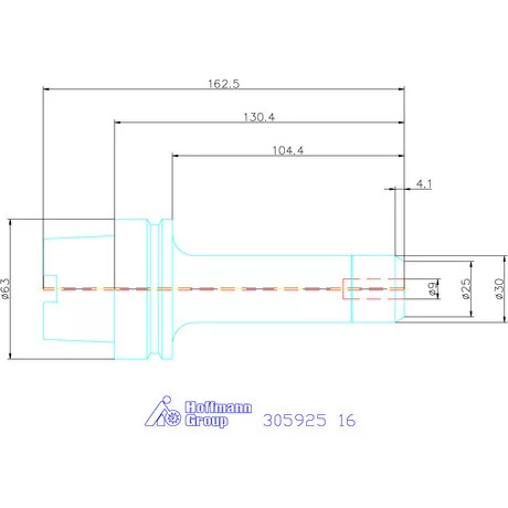 Fahrion Precíziós ER szorítópatronos befogó CENTRO P 16