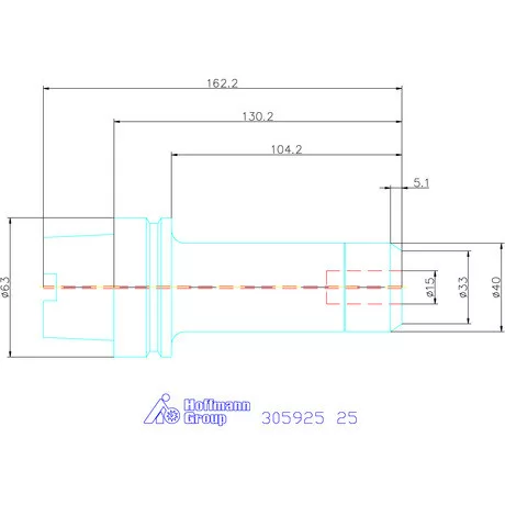 Fahrion Precíziós ER szorítópatronos befogó CENTRO P 25