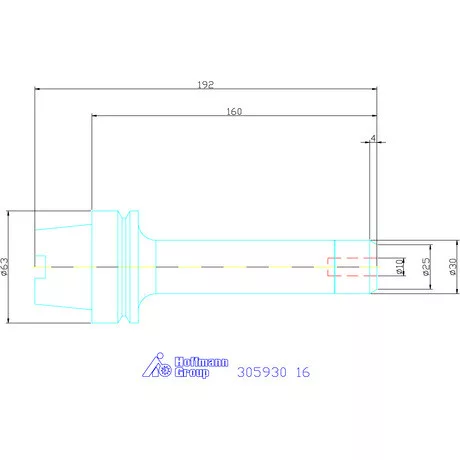 Fahrion Precíziós ER szorítópatronos befogó CENTRO P 16