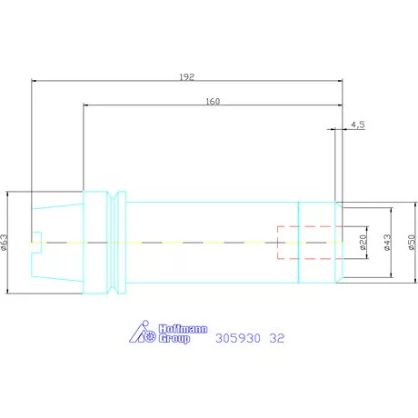 Fahrion Precíziós ER szorítópatronos befogó CENTRO P 32