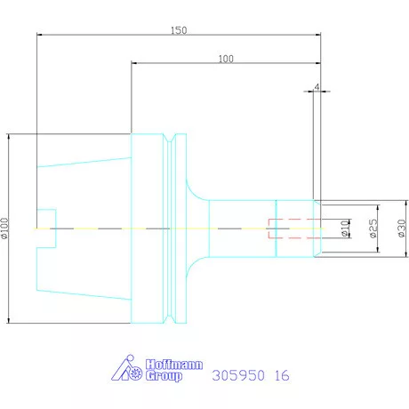 Fahrion Precíziós ER szorítópatronos befogó CENTRO P 16