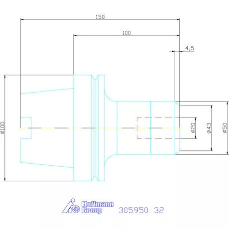Fahrion Precíziós ER szorítópatronos befogó CENTRO P 32