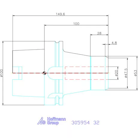 Precíziós ER szorítópatronos befogó HDC 32