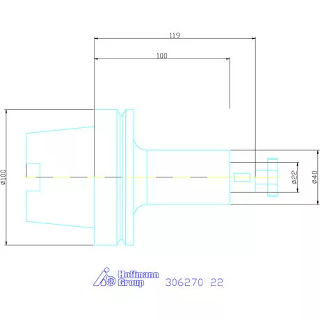 Garant Kombinált marótüske 22 mm