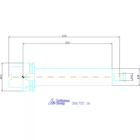 Garant Marófej befogó Rezgéscsillapított, hengeres 16 mm