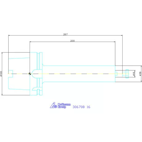 Garant Marófej befogó Rezgéscsillapított, hengeres 16 mm