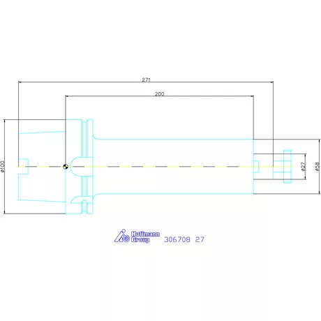 Garant Marófej befogó Rezgéscsillapított, hengeres 27 mm