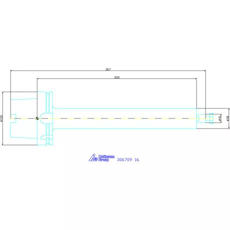 Garant Marófej befogó Rezgéscsillapított, hengeres 16 mm