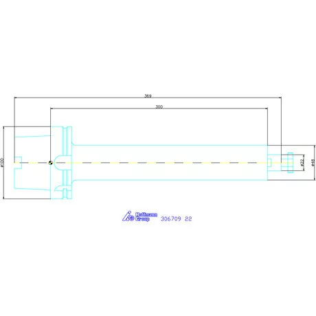 Garant Marófej befogó Rezgéscsillapított, hengeres 22 mm