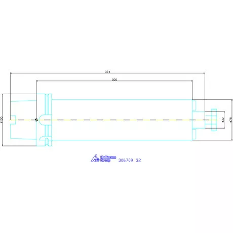 Garant Marófej befogó Rezgéscsillapított, hengeres 32 mm