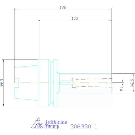 Garant Szűkítőpersely MK-szárhoz kiütőlappal 1