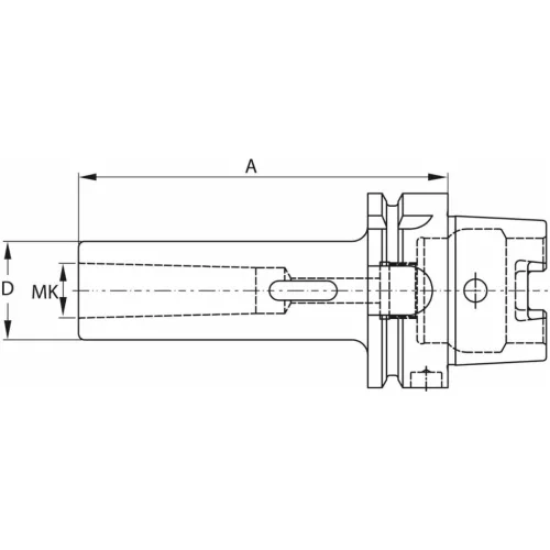Garant Szűkítőpersely MK-szárhoz kiütőlappal 2
