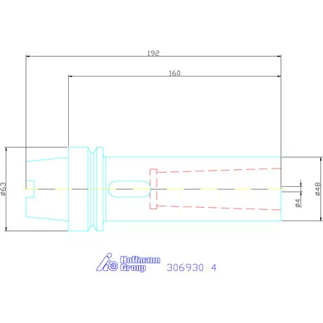 Garant Szűkítőpersely MK-szárhoz kiütőlappal 4