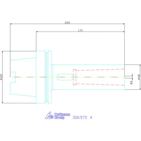 Garant Szűkítőpersely MK-szárhoz kiütőlappal 4