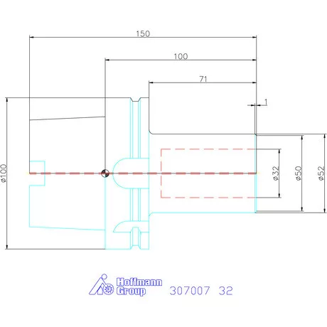 Garant Szerszámtartó telibefúróhoz 32 mm