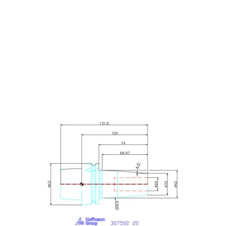 Garant Hidroplasztikus befogó slim Master Chuck 20 mm