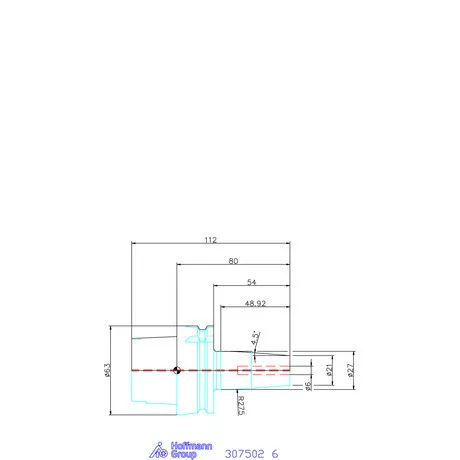 Garant Hidroplasztikus befogó slim Master Chuck 6 mm