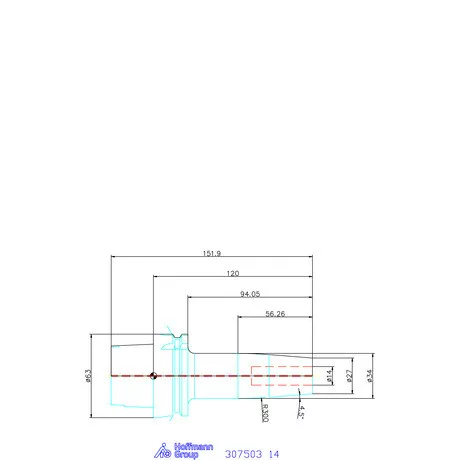 Garant Master Chuck hidroplasztikus befogó Master Chuck 14 mm