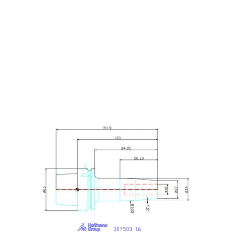 Garant Master Chuck hidroplasztikus befogó Master Chuck 16 mm