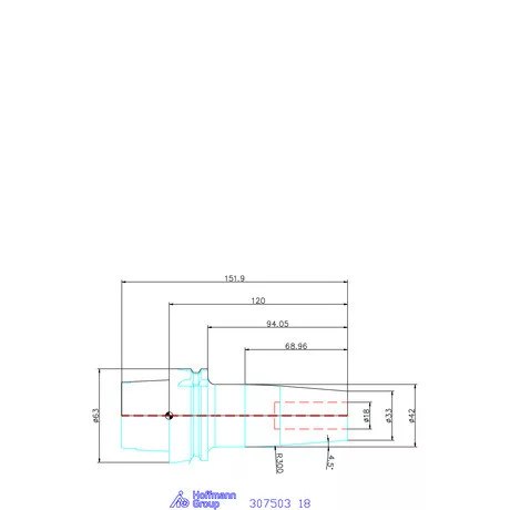 Garant Master Chuck hidroplasztikus befogó Master Chuck 18 mm