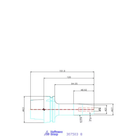 Garant Master Chuck hidroplasztikus befogó Master Chuck 8 mm