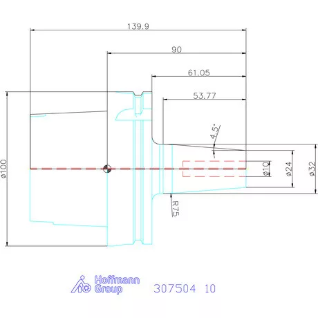 Garant Master Chuck hidroplasztikus befogó Master Chuck 10 mm